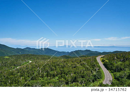 国後島と知床横断道路 34715762