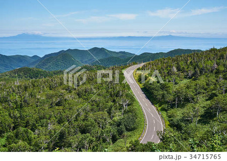 国後島と知床横断道路 国後島と知床横断道路 34715765