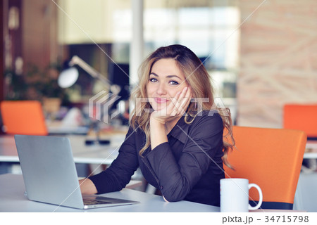 Young busy beautiful latin business woman Young busy beautiful latin business woman 34715798