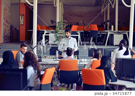 business, startup, presentation, strategy and 34715877