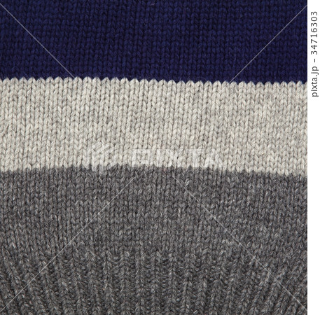 Gray and blue wool. Gray and blue wool. 34716303