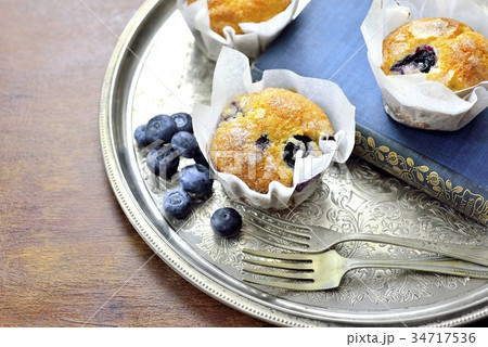 ブルーベリーマフィン/Blueberry muffins ブルーベリーマフィン/Blueberry muffins 34717536