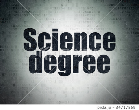 Science concept: Science Degree on Digital Data Science concept: Science Degree on Digital Data 34717869