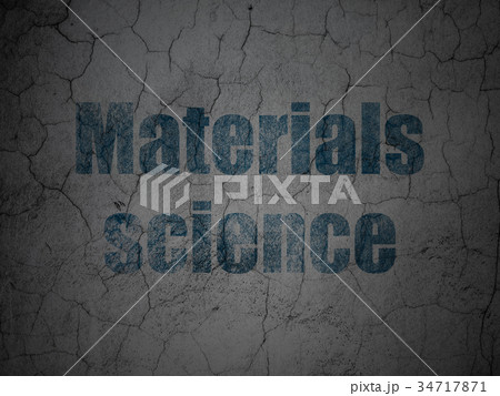 Science concept: Materials Science on grunge wall 34717871