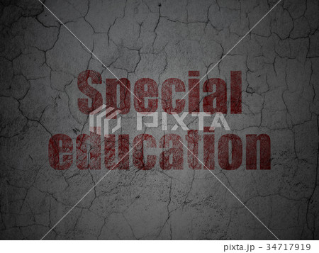 Learning concept: Special Education on grunge wall 34717919