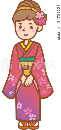 着物　女性 34721225