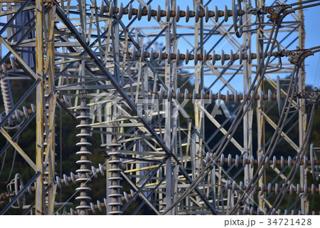 変電所の切り取り 変電所の切り取り 34721428