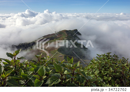 Landscape mist and mountain scenery in Phutabberk Landscape mist and mountain scenery in Phutabberk 34722702