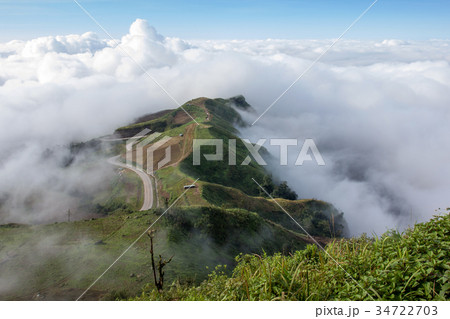 Landscape mist and mountain scenery in Phutabberk 34722703