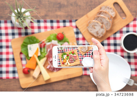 真俯瞰 食事 イメージ 真俯瞰 食事 イメージ 34723698