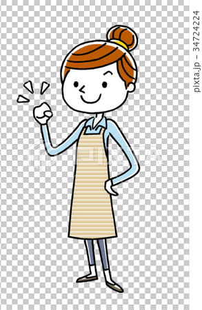 Young lady: motivated 34724224