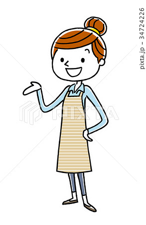 若い女性：紹介、説明 34724226