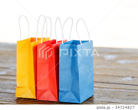3色の紙袋 3色の紙袋 34724827