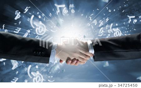 Business handshake Business handshake 34725450
