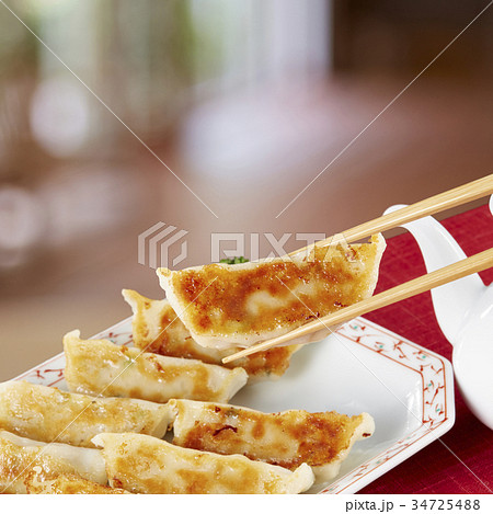 焼き餃子 Japanese Pan-Fried Dumplings 焼き餃子 Japanese Pan-Fried Dumplings 34725488