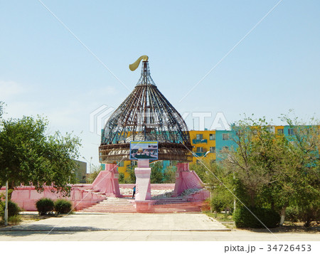 Helmet batyr in Zhanaozen. Helmet batyr in Zhanaozen. 34726453