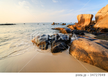 Co Thach beach in early morning, Binh Thuan Co Thach beach in early morning, Binh Thuan 34727049