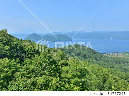 有珠山ロープウェイからの洞爺湖-188279 有珠山ロープウェイからの洞爺湖-188279 34727243