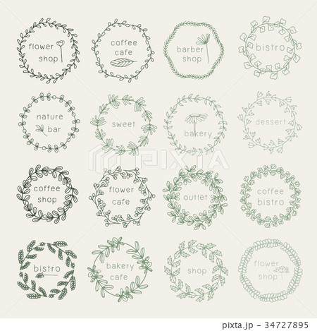 Floral decoration pattern 34727895
