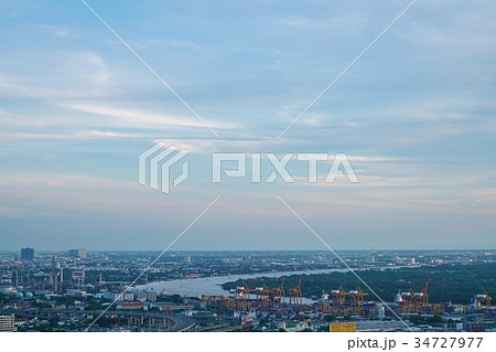 タイ王国首都バンコクの風景（Landscape of Bangkok, Thailand） 34727977