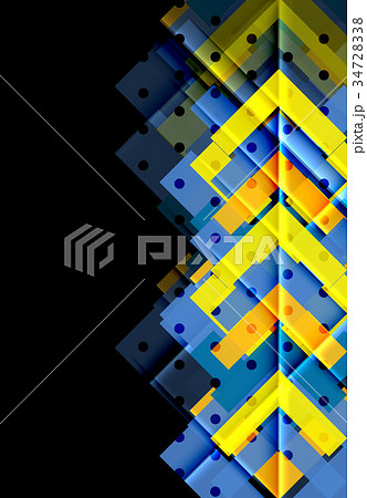 Color arrows on black background Color arrows on black background 34728338