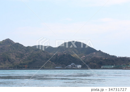 瀬戸内海から見た村上水軍博物館 瀬戸内海から見た村上水軍博物館 34731727