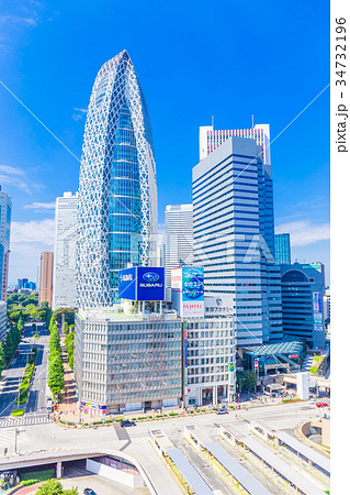 東京 新宿駅 西口駅前の風景 東京 新宿駅 西口駅前の風景 34732196