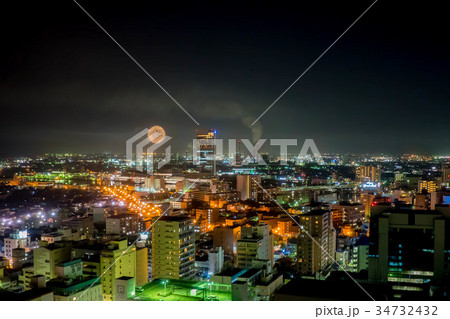夜景と花火 34732432