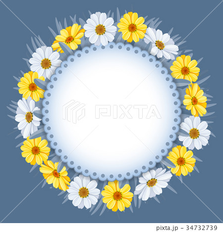 Wreath of spring flowers Wreath of spring flowers 34732739