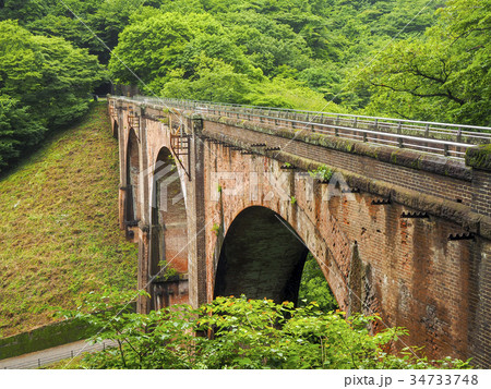 群馬県　碓氷峠　碓氷第三橋梁 34733748