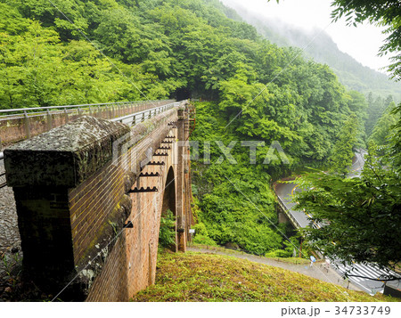 群馬県　碓氷峠　碓氷第三橋梁 34733749