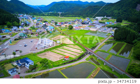 秋田内陸線沿線風景 秋田内陸線沿線風景 34734119