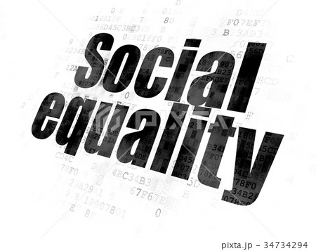 Politics concept: Social Equality on Digital Politics concept: Social Equality on Digital 34734294