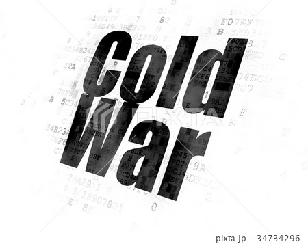 Politics concept: Cold War on Digital background Politics concept: Cold War on Digital background 34734296