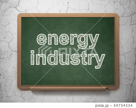 Manufacuring concept: Energy Industry on 34734334