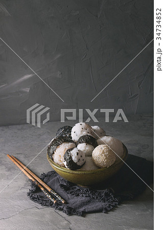 Rice balls and eggs 34734852