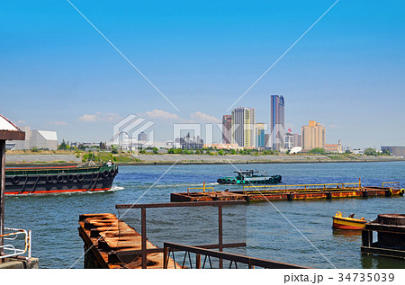 大阪　天保山周辺の風景 34735039