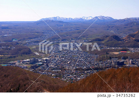 藻岩山から見る札幌市街地 34735262