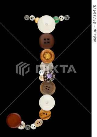 Buttons alphabet 34736470