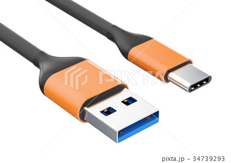 USB-C charging data cable, type C male 34739293