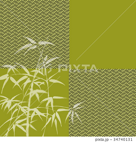 竹 和柄模様 和の背景 和風背景 和のイラスト素材