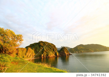伊豆の海岸(江奈:夕暮れ) 伊豆の海岸(江奈:夕暮れ) 34741392