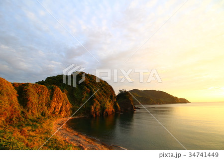 伊豆の海岸（江奈:夕暮れ） 34741449