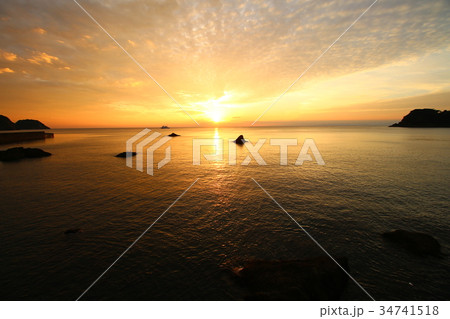 伊豆の海岸（江奈:夕暮れ） 34741518