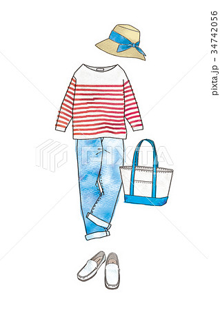 コーディネイトのイラスト コーディネイトのイラスト 34742056