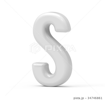 pearl white letter S pearl white letter S 34746861