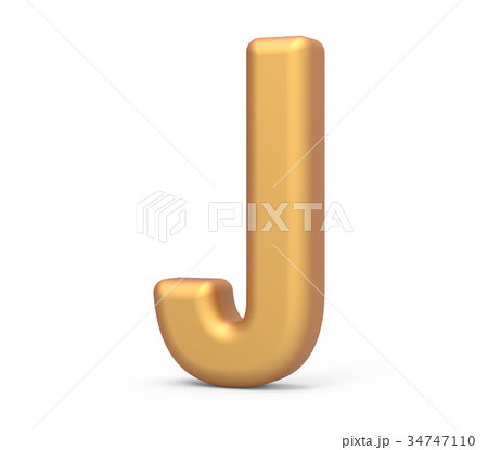 golden letter J 34747110