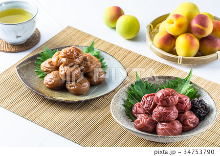 紀州みなべの南高梅 紫蘇漬けと白干し梅干し 紀州みなべの南高梅 紫蘇漬けと白干し梅干し 34753790