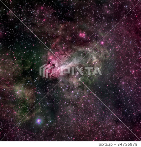 Star-forming region Messier 17, Omega Nebula 34756978