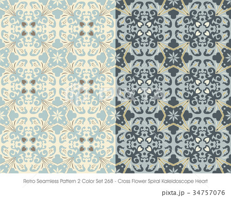 Seamless background retro vintage pattern 34757076